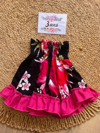 Jupe ou robe fleuri 3 ans