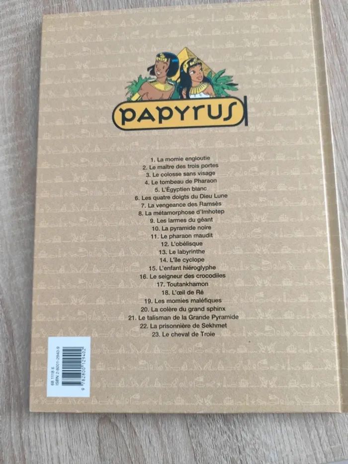 Bd l'odyssée de papyrus - photo numéro 2
