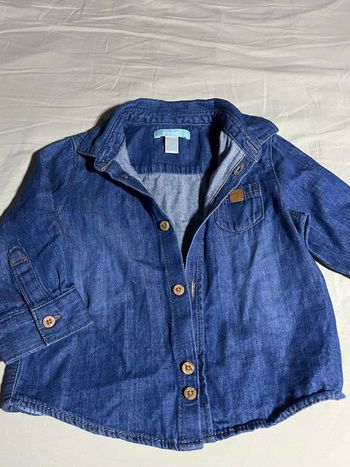 Chemise en jean 12 mois