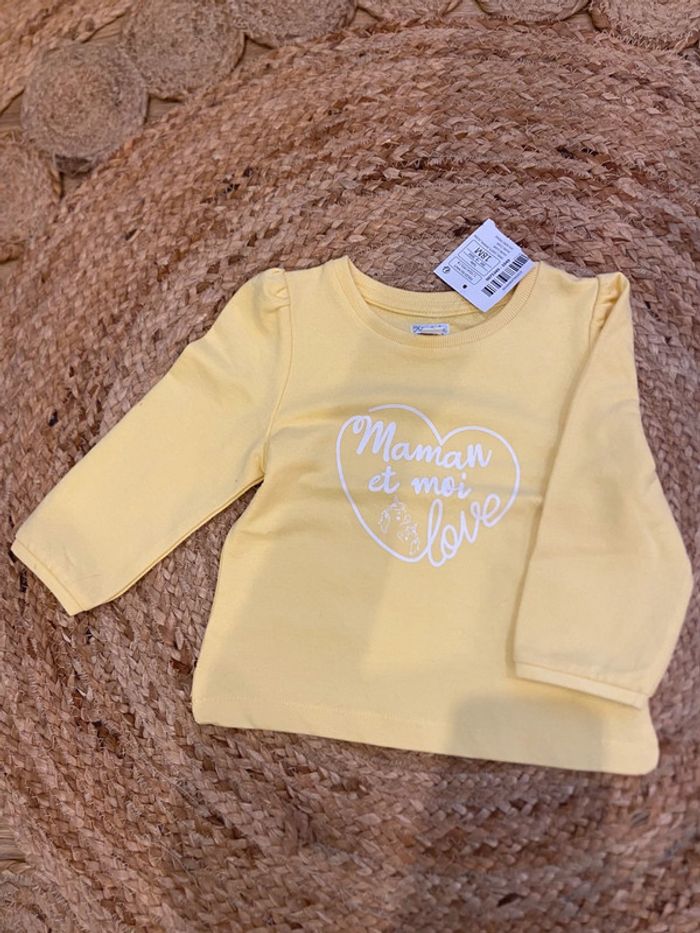 Tee-shirt manche longue 18 mois Kimbaloo