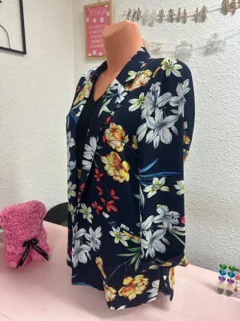 Blazer fluide fleuri Pimkie taille L