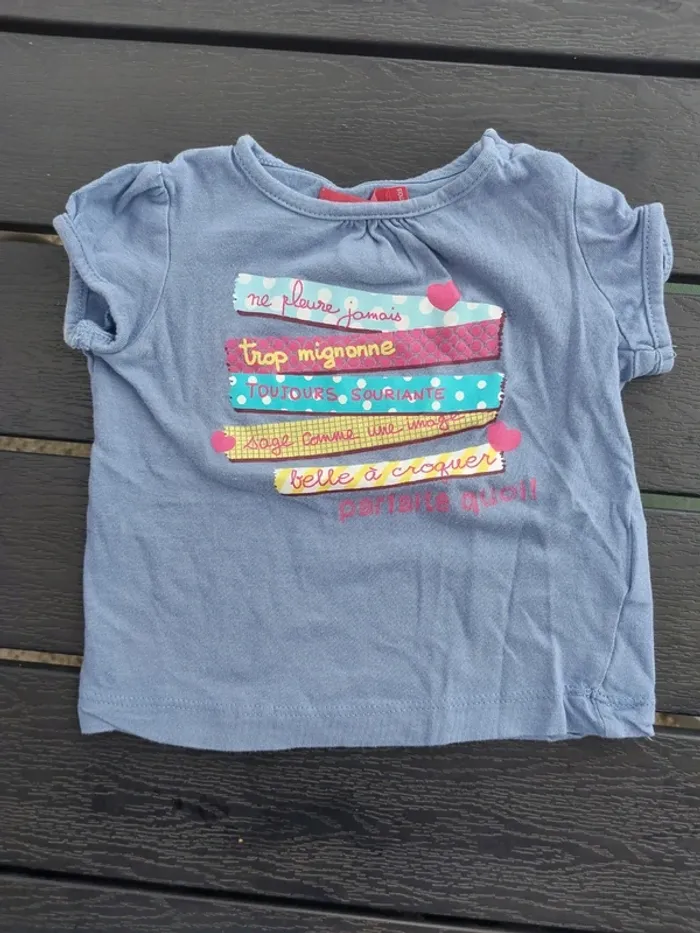 Lot 5 tee-shirts 12mois - photo numéro 8
