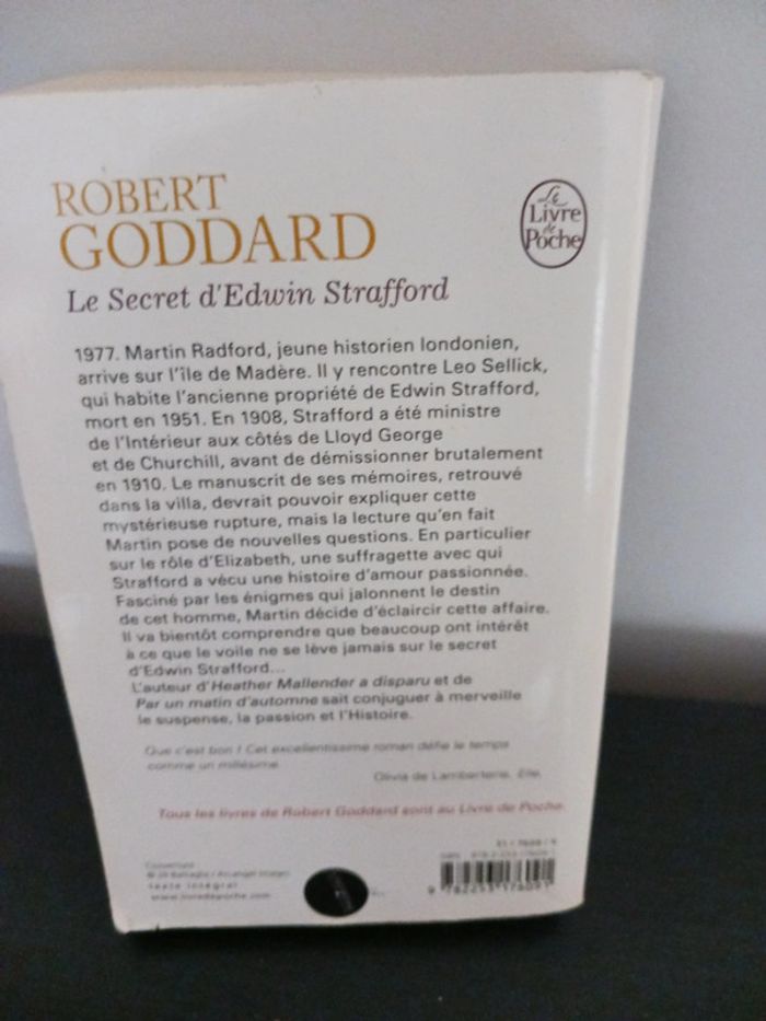 Roman  Le secret d Edwin strasfford - photo numéro 2