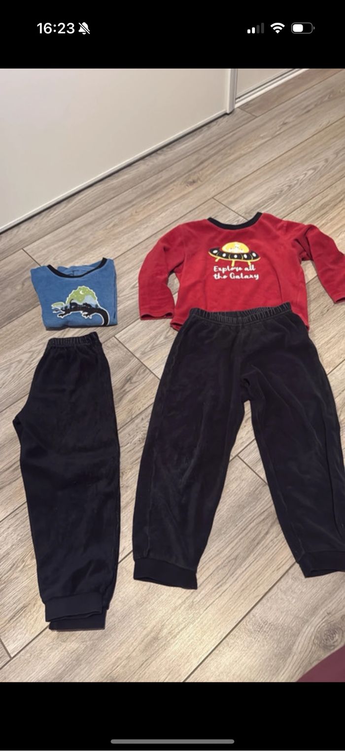 Lot de 2 pyjamas garçon la twisty company 4 ans