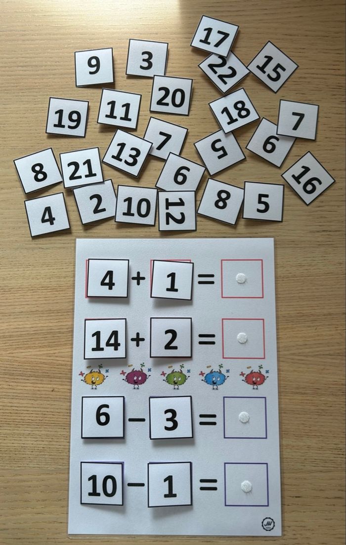 Fiche Montessori : Faire des calculs - photo numéro 5