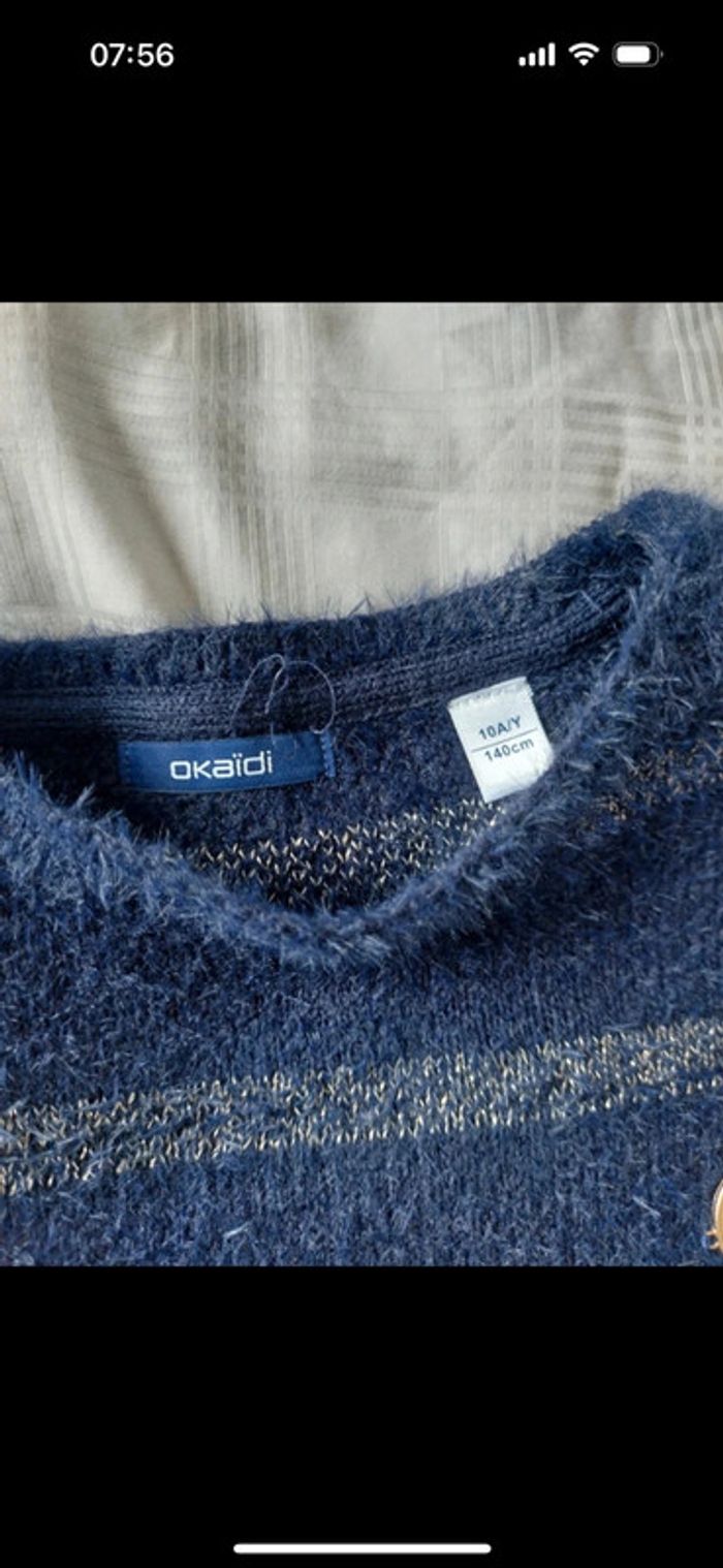 Pull fille Okaidi taille 10 ans - photo numéro 3
