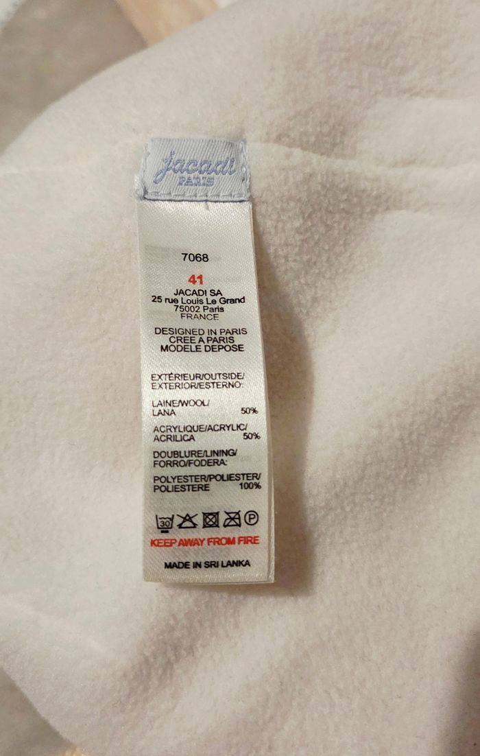 Bonnet chaud rose bébé fille Jacadi taille 41 / 3 mois - photo numéro 7