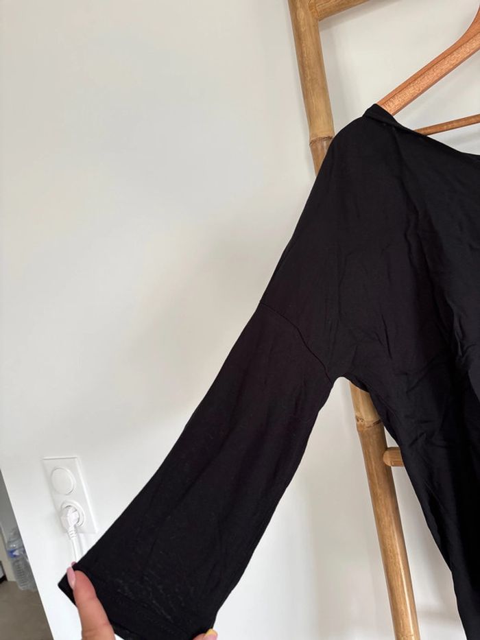Blouse noire manches 3/4 - photo numéro 3
