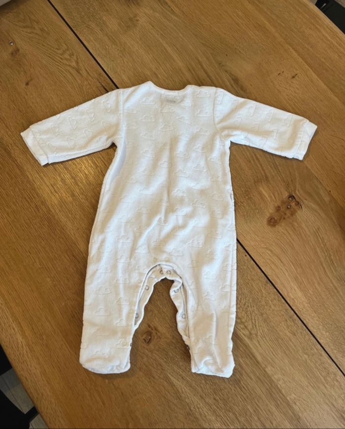 Pyjama bébé unisexe blanc Absorba - photo numéro 3