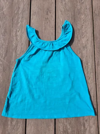 Débardeur turquoise Du Pareil au Même 8 ans