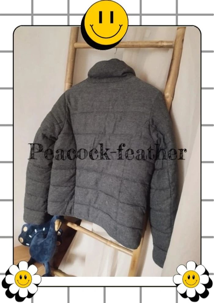 Doudoune grise la redoute 42 - photo numéro 5