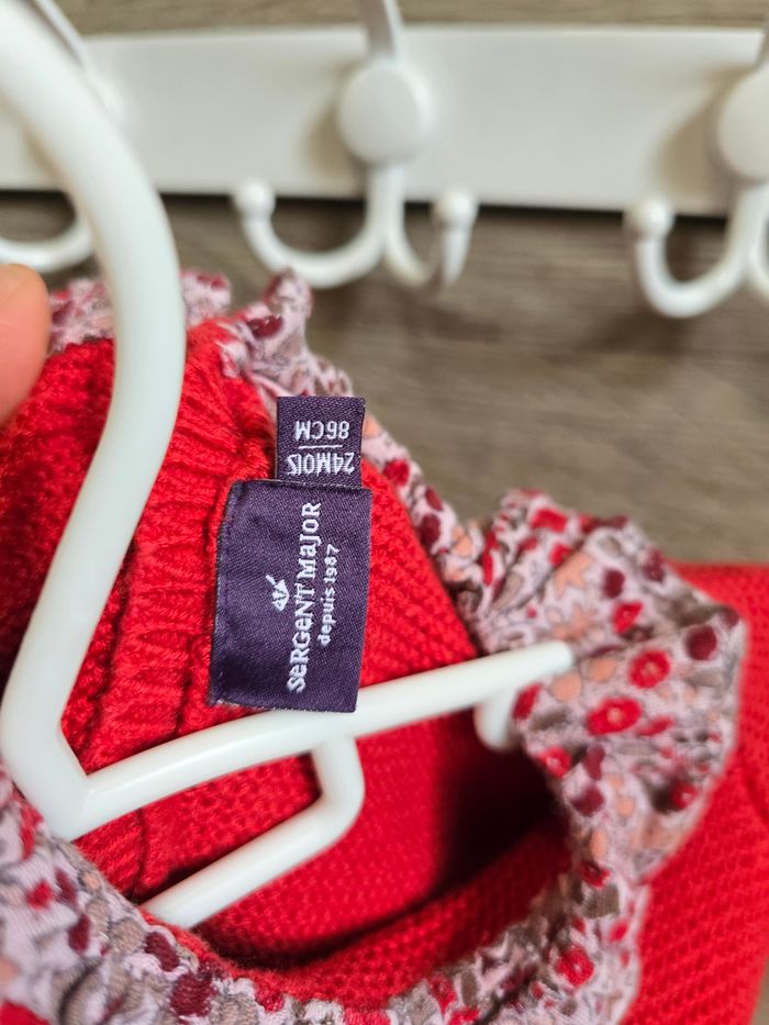 Vêtement Bébé Fille - Robe bi-matière - Sergent Major - 24 mois 86 cm - photo numéro 7