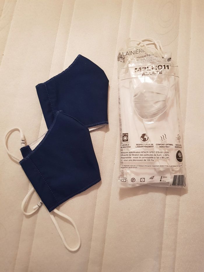 lot de masques de protection adulte - photo numéro 3