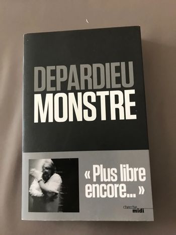 Livre Depardieu Monstre