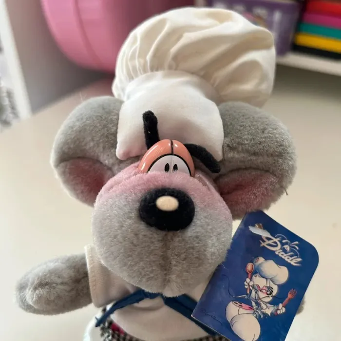 Peluche diddl cuisinier neuve - photo numéro 3
