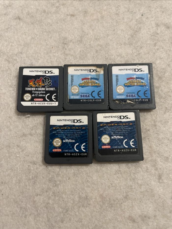 Lot 5 Jeux Nintendo DS