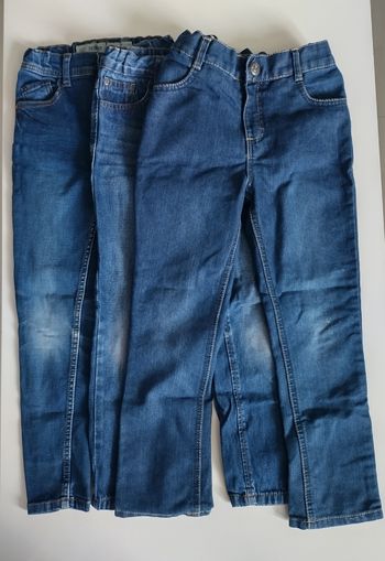 Lot de trois jean bleu