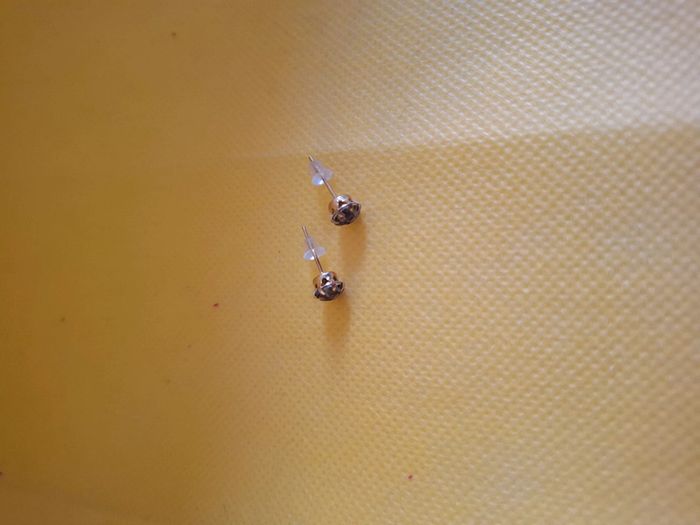 Puces d oreilles neuves avec etiquette acier inoxydable mixte dorées - photo numéro 5