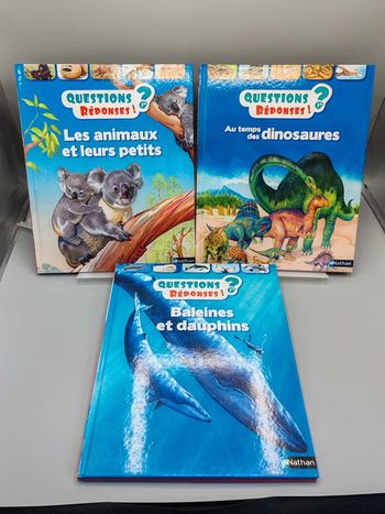 3 livres questions réponses 7 ans et plus