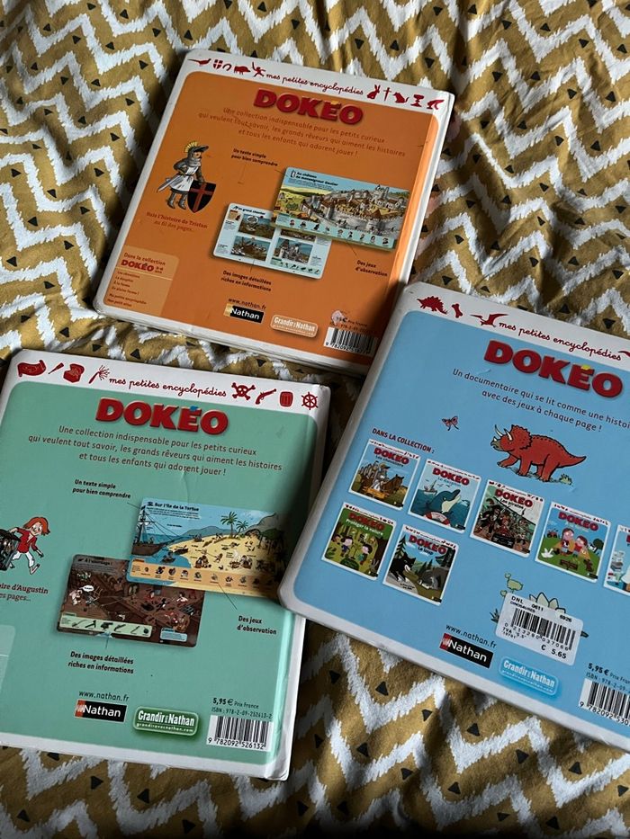 3 Dokeo les petites encyclopédies: chevaliers, pirates, dinosaures - photo numéro 4