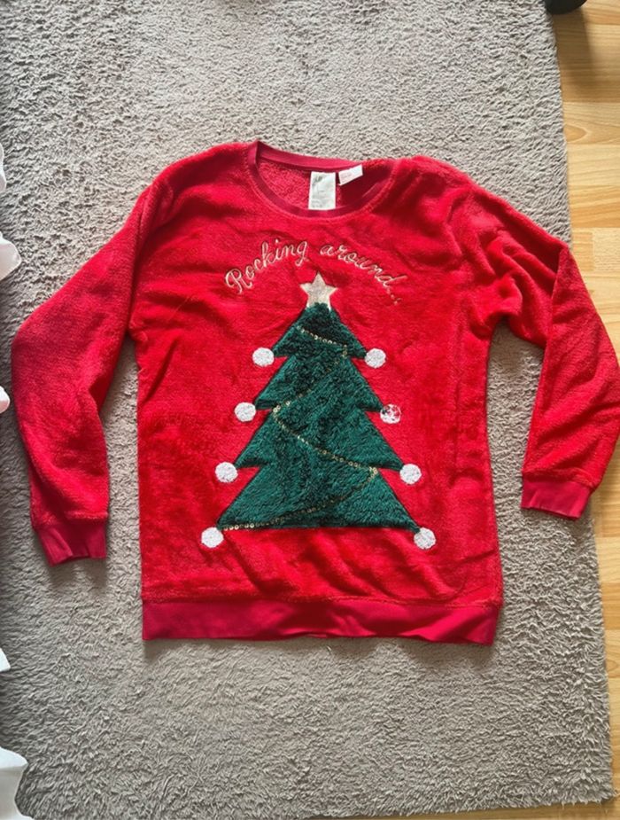 Sweat en polaire rouge