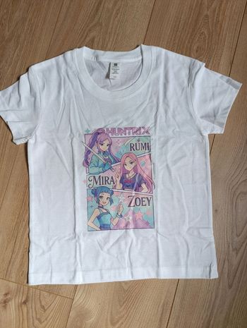 Tee shirt K-pop demon hunters huntrix neuf