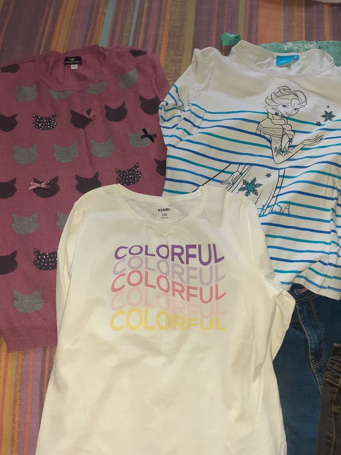 Lot de 11  vêtements fille 10 ans - photo numéro 2