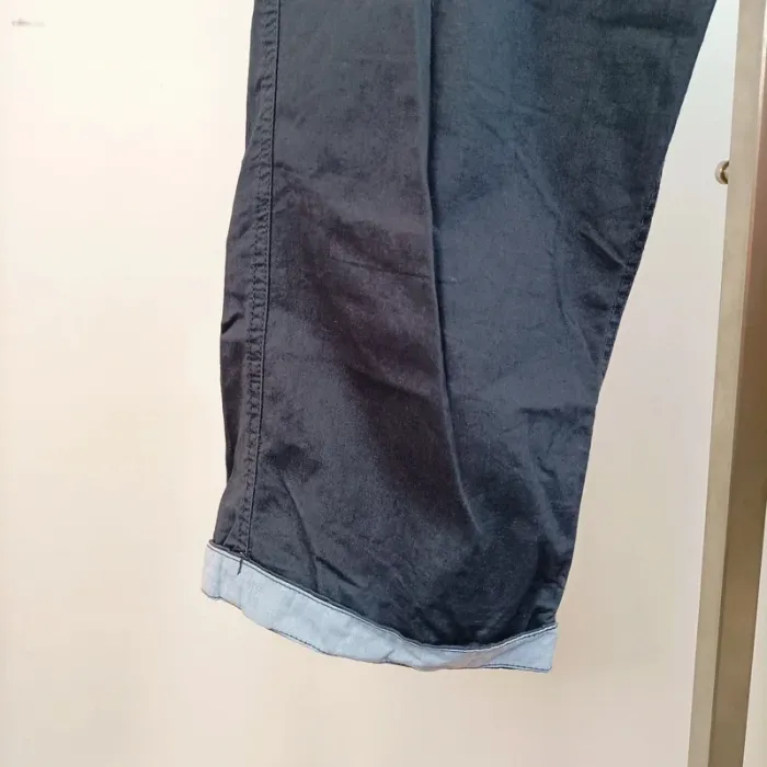 Pantalon 3/4 bleu Best Mountain 100 % coton taille 46 décontracté A849 - photo numéro 4