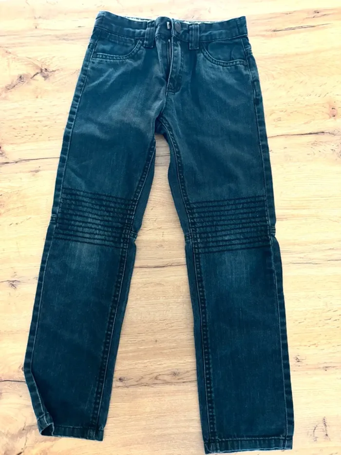 Jeans gris/noir orchestra garçon taille 8 ans