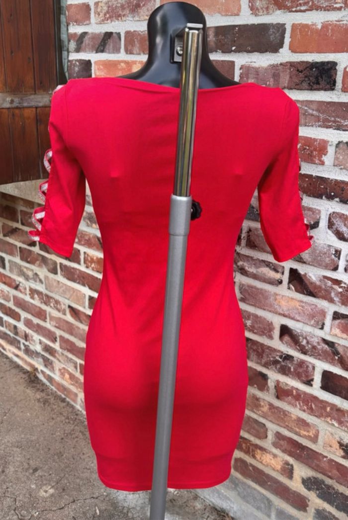 Robe rouge Giorgia T.36/38 (S/M) - photo numéro 5