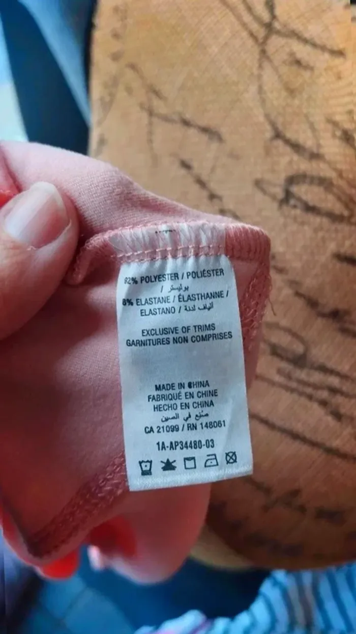 Débardeur rose taille xl  court ardene  basic - photo numéro 7