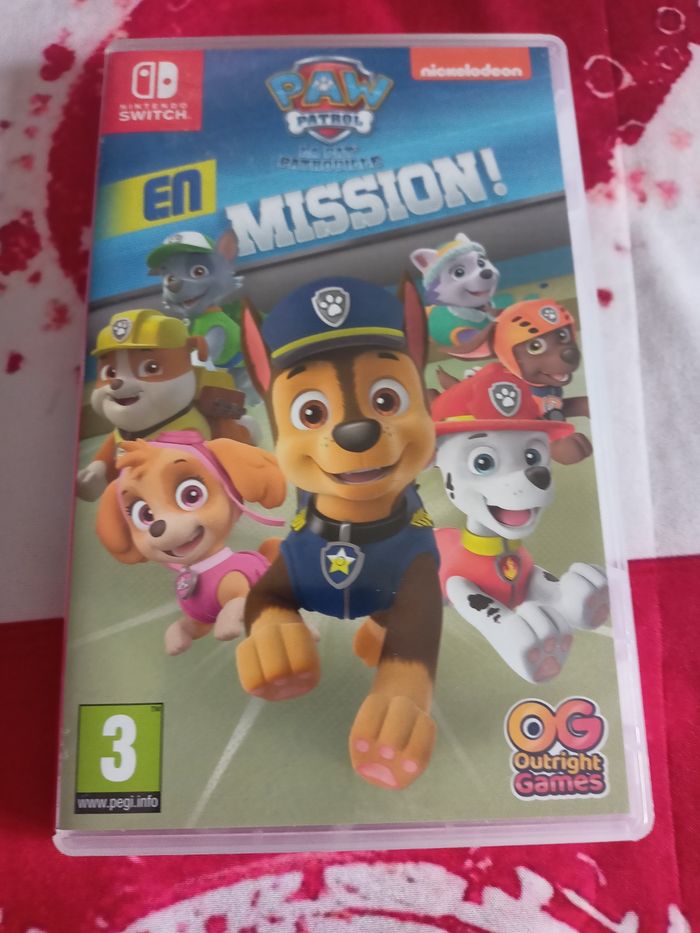 Nintendo Switch paw patrol pat patrouille en mission