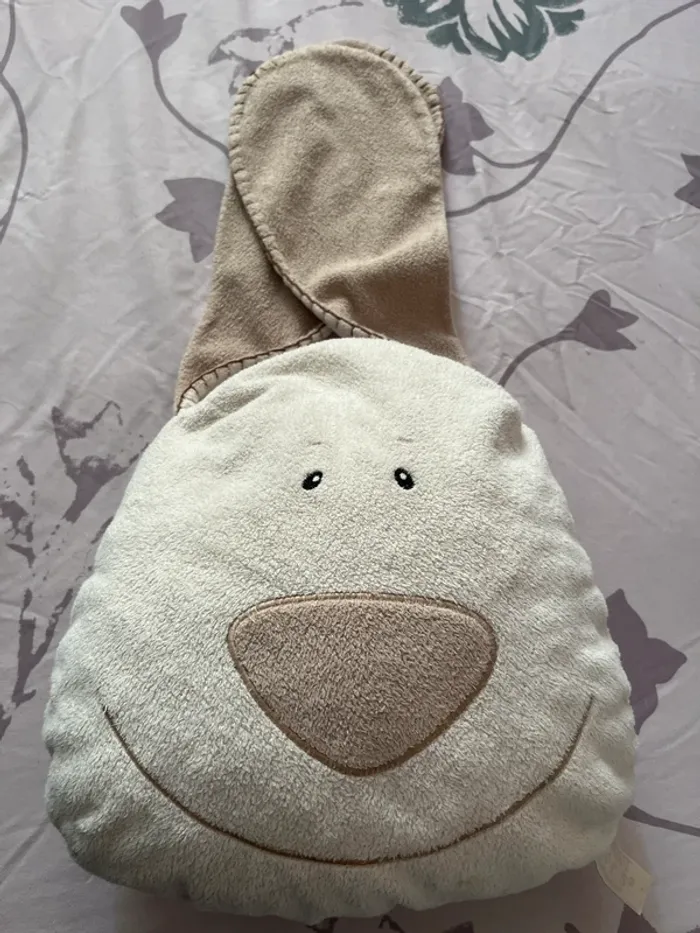 Peluche coussin lapin - photo numéro 2