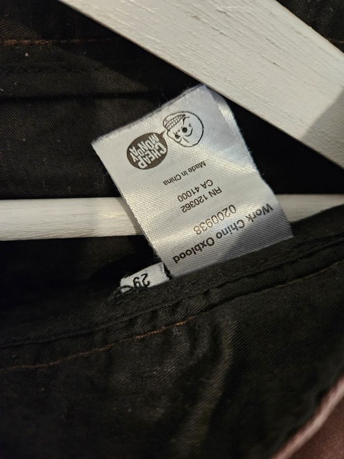 Pantalon chino cheap monday bordeaux - photo numéro 2
