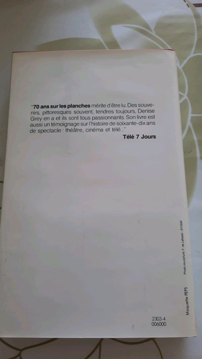 Denise Grey 70 ans sur les planches - photo numéro 2