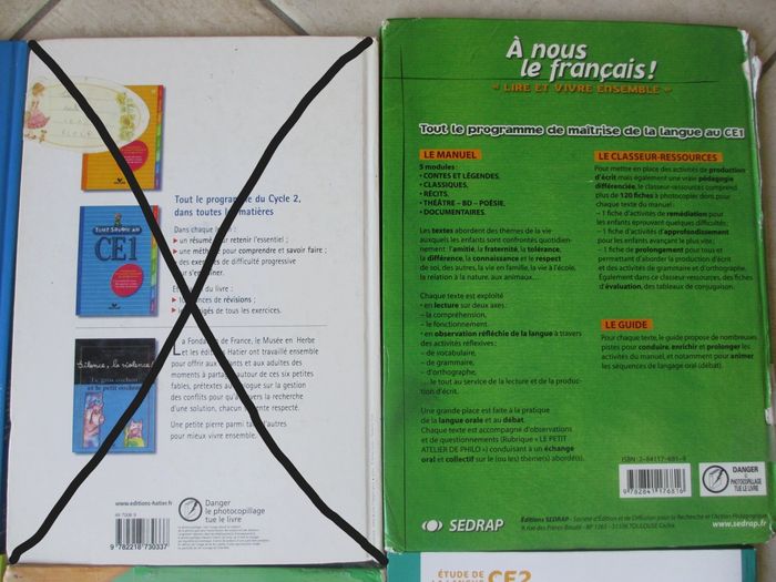 Lot de 7 manuels scolaires du CP au CE2 - photo numéro 7