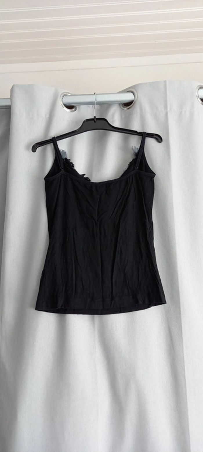 Top à bretelles noir et gris 36 - photo numéro 2