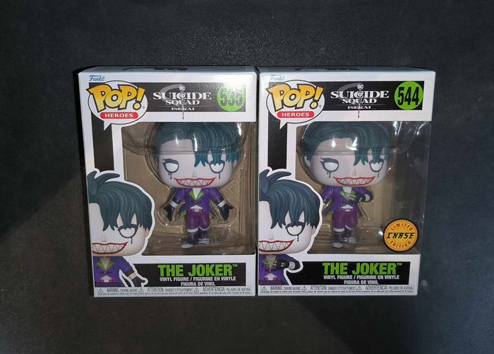 Lot 2 Figurines Funko Pop / The Joker 535 / Suicide Squad Isekai / Dc Comics - 1 Chase + 1 Normal