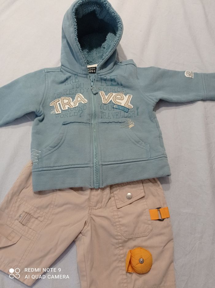 Short et veste de tout compte fait 18 mois réf 965 C01