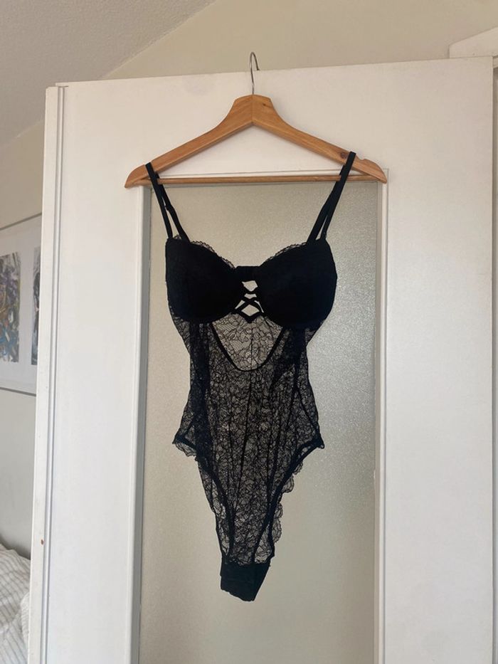 Body en dentelle Undiz noir