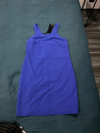 Robe bleu roi camaïeu