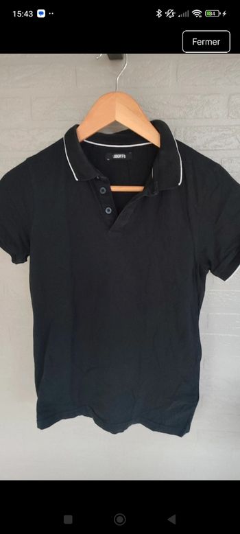 Tee shirt manches longues a col t 12 ans 