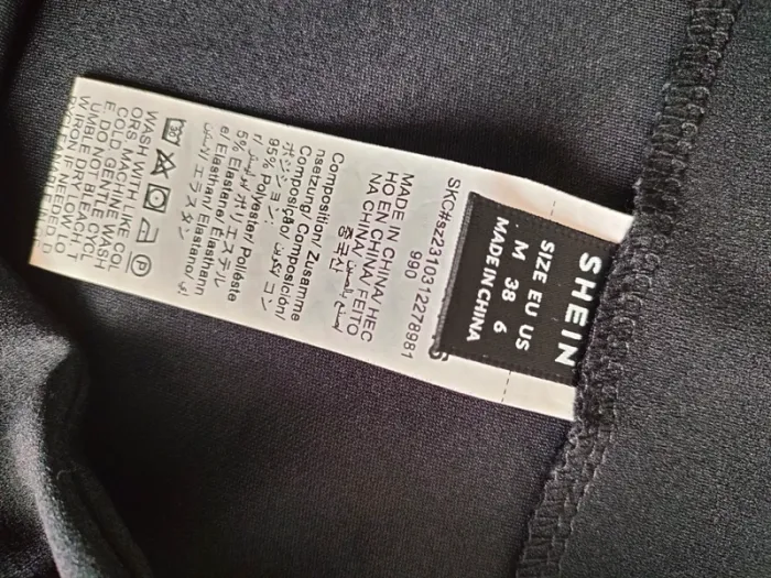 Jupe portefeuille noire Taille 38 - photo numéro 4