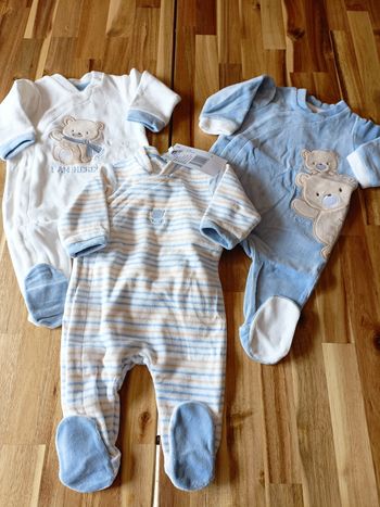 Lot de 3 pyjamas bébé garçon taille 6 mois