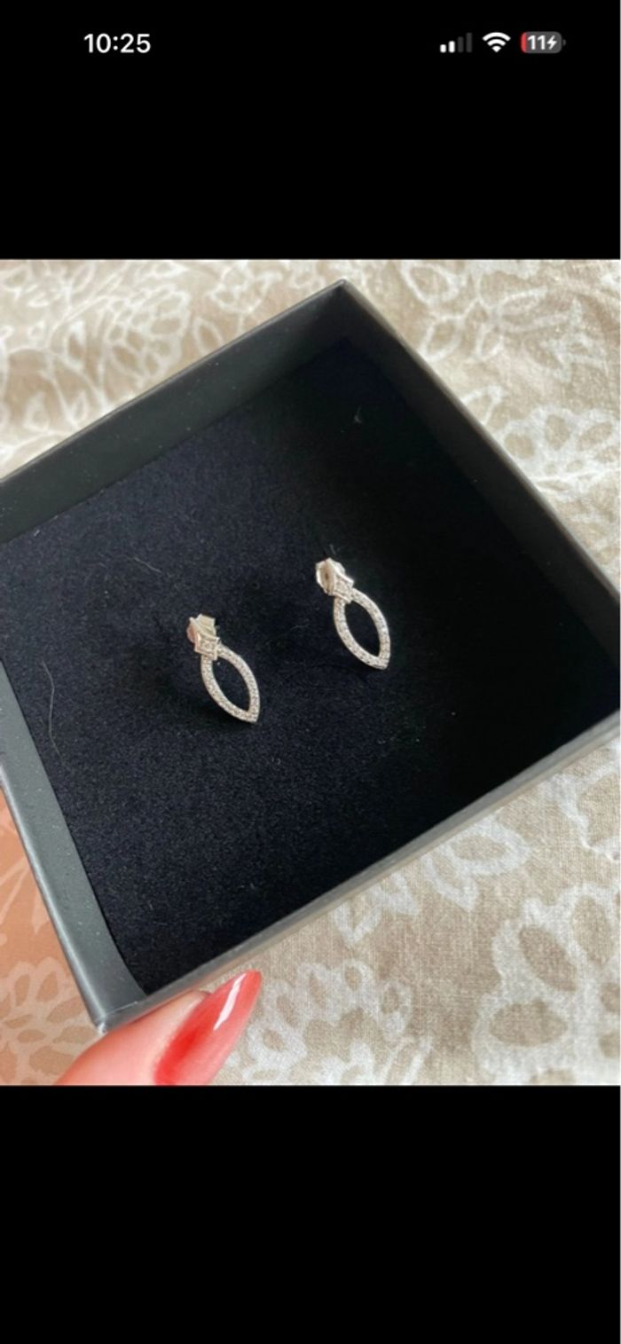 Boucle d’oreille en argent 925 - photo numéro 2