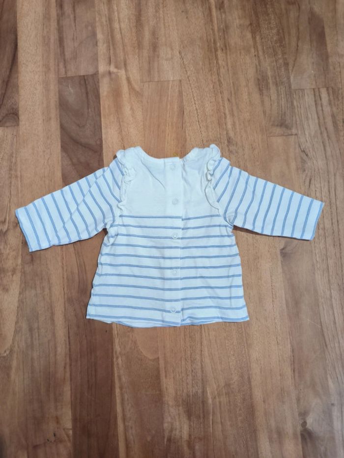 T-shirt Tao 3mois manches longues - photo numéro 2