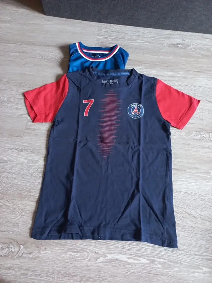 Tee shirts psg enfant 10 ans - photo numéro 2