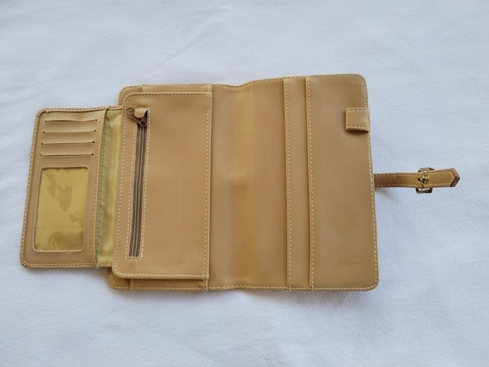 Portefeuille Porte-monnaie multipoches beige - photo numéro 5