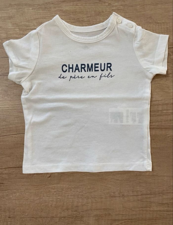 Ensemble chemise et short bébé - photo numéro 2