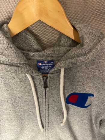 Sweat à capuche, zippé, champion taille M